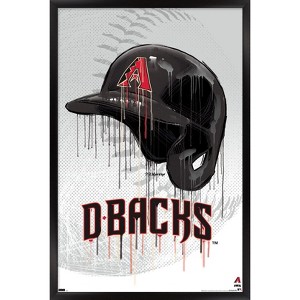 Trends International MLB Arizona Diamondbacks - Drip Helmet 22 Framed Wall Poster Prints - 1 of 4