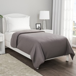 Hastings Home Duvet Cover for 10-Pound Weighted Blanket, (Gray) - 1 of 4