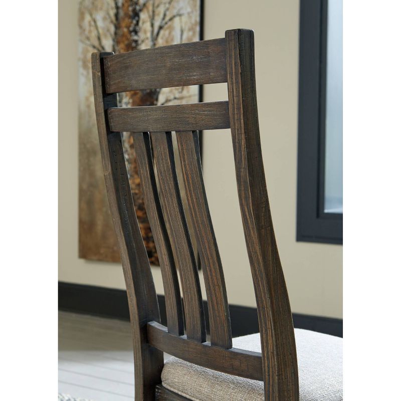 Set of 2 Wyndahl Dining Upholstered Side Chair Rustic Brown - Signature Design by Ashley, 4 of 5