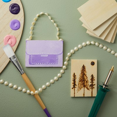 Small Unfinished Wooden Rectangles for Crafts, 2x3, 36 Pack