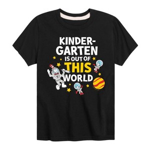 Boys' - Dr. Seuss - Kindergarten Out Of This World Short Sleeve Graphic T-Shirt - 1 of 4