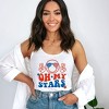 Simply Sage Market Women's Oh My Stars Smiley Face Racerback Tank - 2 of 4