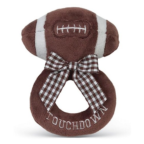 BABIES R US PLUSH FOOTBALL MY 1ST FOOTBALL 9 LONG STUFFED RATTLE