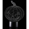 Link 3D Pumpkin Laser Cut Precision Multi Colored LED Night Light Lamp - Great For Bedrooms, Dorms, Dens, Offices and More! - 2 of 4