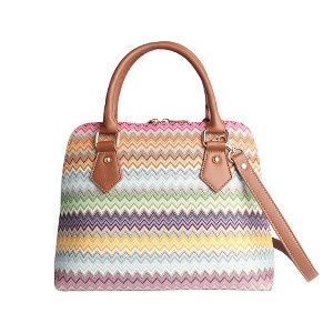 Signare USA Aztec Convertible Top Handle Purse Handbag - 1 of 2