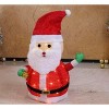 VINGLI 3 Pack 30" Lighted Snowman Santa Claus Christmas Tree Snowman Decor LED Lights Indoor Outdoor Porch Lawn Yard - 3 of 4