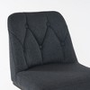 PAGED Modern Upholstered Bar Stool Set of 2 Button-Tufted Island Chairs with Metal Frame for Kitchen Island, Dining Room - 2 of 4