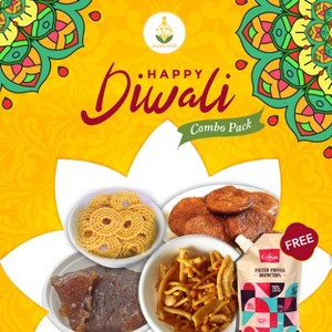 Shastha Festive Delight Diwali Combo – Halwa,GSS Athirasam, Minihand Muruku & Special Mixture + Free Cothas Decoction 200ml - 1 of 1