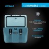 Lifetime Special Edition 28 Quart High Performance Cooler, Storm Blue (91411) - 3 of 4