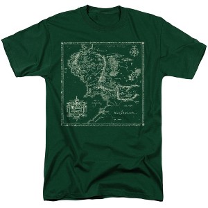 Men's Lord Of The Rings Map Of Me T-Shirt - 1 of 4
