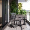 Outsunny Wooden Rocking Chair Indoor / Outdoor Rocker with High Back for Patio, Porch - 2 of 4