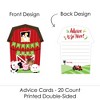 Big Dot of Happiness Farm Animals - Barn Wish Card Barnyard Baby Shower Activities - Shaped Advice Cards Game - Set of 20 - 3 of 4