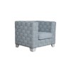 Chenille Chair with Tight Seat & Back Cushion and Wooden Inner Frame for Living Room - 2 of 4