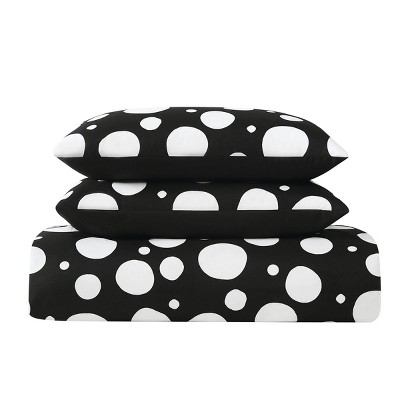 Sophia Dot Black and White Twin/Twin XL Duvet Cover Set
