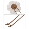 INSPIRE CHIC Women's Flower Waist PU Leather Boho Skinny Rope Floral Waist Dress Belt 1 Pc - 3 of 4