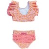 RuffleButts Toddler Girls UPF50+ Butterfly Tankini - 2 of 4