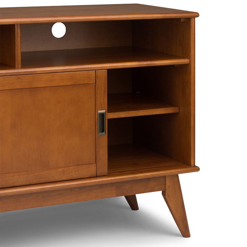 Tall Tierney Solid Hardwood Mid Century TV Stand for TVs up to 60&#34; Dark Brown - WyndenHall, 6 of 12