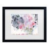 Trademark Fine Art Sheila Golden Blue Indigo Matted Framed Art - 2 of 4
