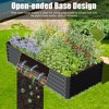 CLIHOME 8x4x1.5Ft Outdoor Galvanized Raised Garden Bed, Large Metal Garden Flowerpot Box - 4 of 4
