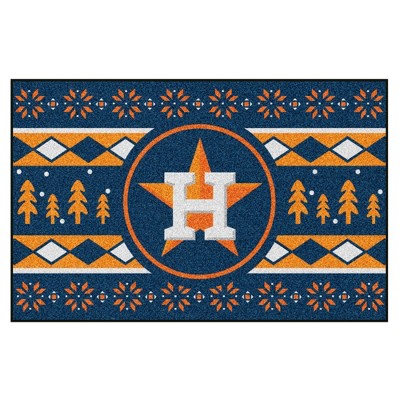 MLB Houston Astros 19"x30" Holiday Sweater Rug