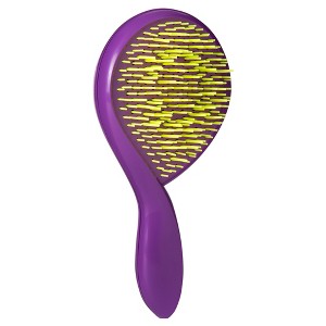 Michel Mercier The Girlie Scented Detangler Brush - Painless Kids Hair Brush for Healthy, Shiny Hair - Normal Hair - Marshmallow - Purple - 1 pc - 1 of 3