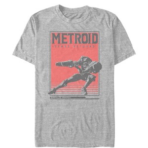 Men's Nintendo Metroid Samus Returns Poster T-Shirt - 1 of 4