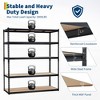 Garage Shelving, 5-Tier Heavy Duty Garage Shelving, Storage Shelves Adjustable Height, Metal Shelves - 4 of 4