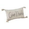 Harvest Blessings Give Thanks Woven Pillow 7x13 - 3 of 4