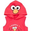 Sesame Street Baby Hooded Cosplay Sleeveless Romper Newborn to Infant - 3 of 4