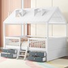 Full Size Wood House Bed for Bedroom - 2 of 4