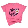 Simply Sage Market S.W.Smiley Grow With The Flow Flower Garment Dyed Tee - 2 of 4