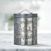 Amici Home Rustic Kitchen Collection Galvanized Metal Storage Canister, Food Safe, 76-ounces - 4 of 4