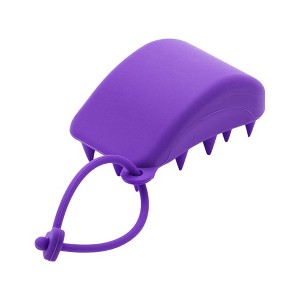 Unique Bargains Triangle Hair Shampoo Brush 3.15"x1.97"x1.57" 1 Pc - 1 of 4