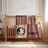 NCAA Florida State Seminoles Domino Swaddle Blanket - 2 of 4