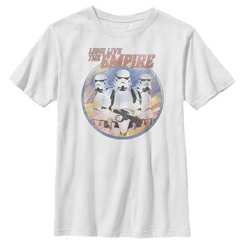 Boy's Star Wars The Mandalorian Stormtroopers Long Live The Empire T-Shirt