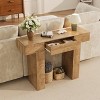 47" Farmhouse Console Table with Drawer - Long Slim Sofa Table for Behind Couch, Narrow Entrance & Foyer Accent Table for Hallway,Living Room - 3 of 4