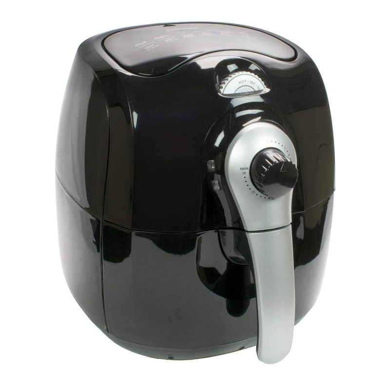 Brentwood 3.7 Quart Electric Air Fryer in Black with Timer and Temperature Control, 1 of 5