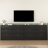 TiramisuBest Storage Cabinet Dresser Chest/End Table for Bedroom Living Room - 4 of 4