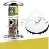 WILDLIFE FRIEND Green Seed Bird Feeder - 2 Perches - 3 of 4