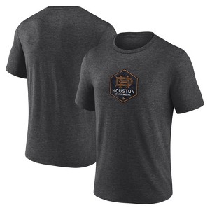 MLS Houston Dynamo Men's Short Sleeve Tri-Blend T-Shirt - 1 of 3