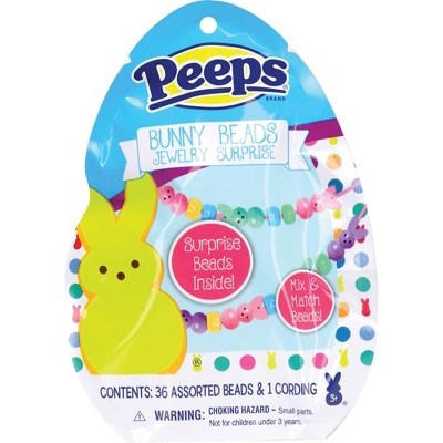 Peeps 37pc Surprise Bunny Beads DIY Art Kits