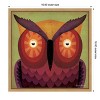 Amanti Art Owl by Ryan Fowler Canvas Wall Art Print Framed 16-in. x 16-in. - 4 of 4