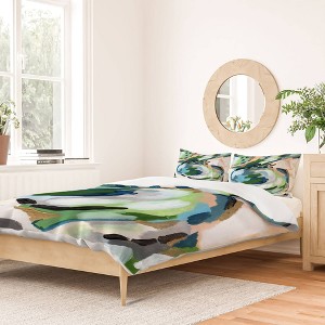 Laura Fedorowicz Greenery 100% Cotton Duvet Set - Deny Designs - 1 of 4