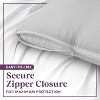 Circles Home Wedge Pillow Cover 100% Cotton, Zippered Wedge Pillow Case Protector 1 Piece - 4 of 4