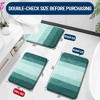 BAGOKIE 3 Piece Microfiber Bathroom Rug Set - 2 of 4