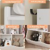 Toy Storage Cabinet for Kids, 3-Tier Wood Toy Book Organizer Cabinet, Kindergarten Nursery Playroom Bedroom Living Room, - 3 of 4