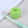 Unique Bargains Bathroom Round Mini Ceramic Toothbrush Holder 1.65"x1.18" - 2 of 4