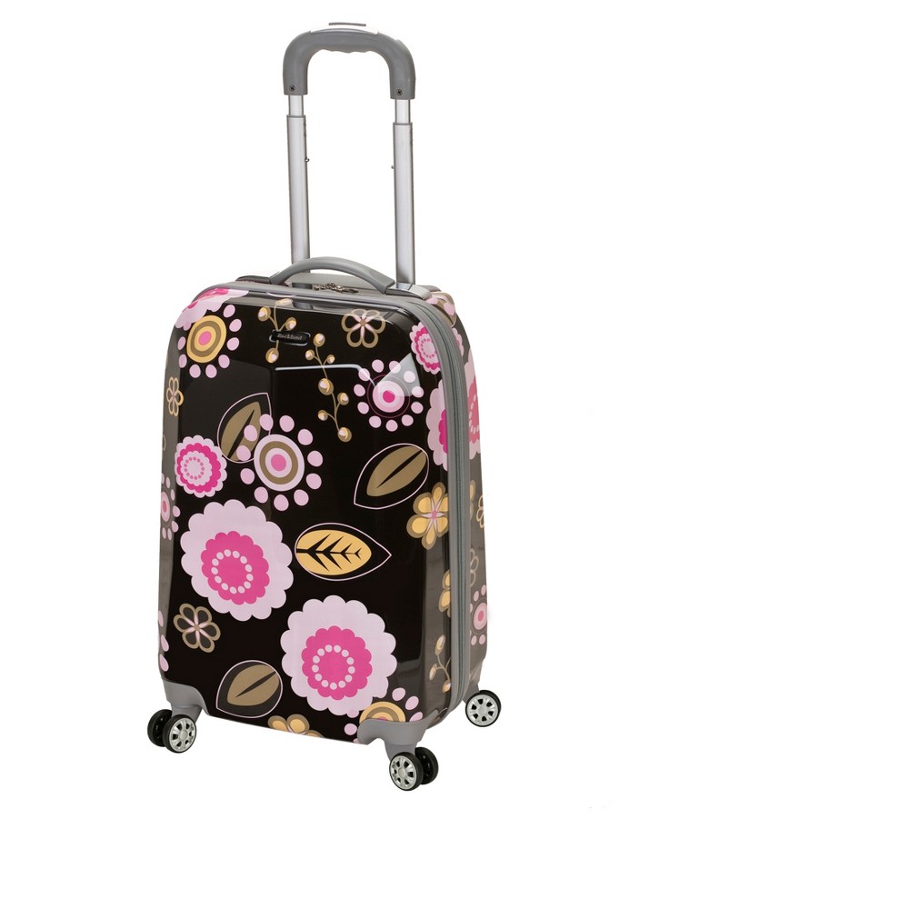 Photos - Luggage Rockland Vision Polycarbonate Hardside Carry On Spinner Suitcase - Pucci 