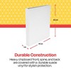 School Smart D Ring Binder, Polypropylene, 1 Inch, White - 4 of 4