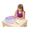 Melissa & Doug Princess Design Activity Kit - 9 Double-Sided Plates, 4 Colored Pencils, Rubbing Crayon: Craft Set for Kids, Non-Toxic DIY Art Kits